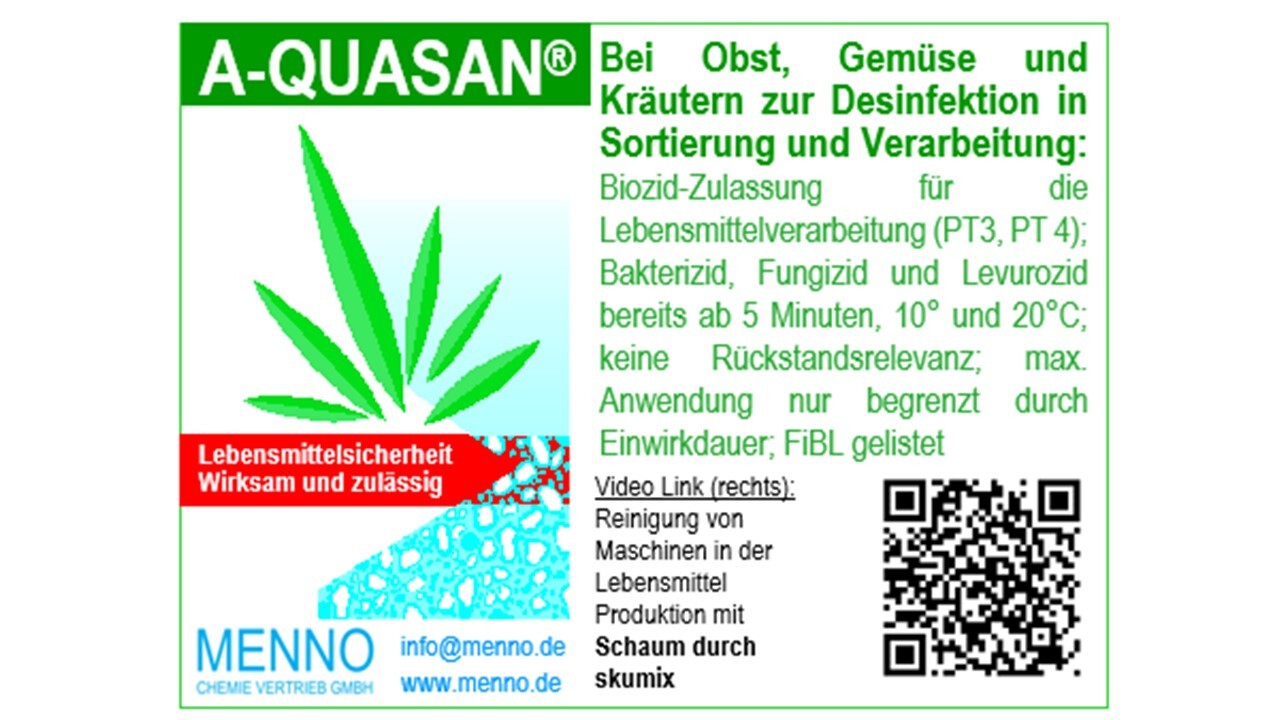 Gewährleistung der Lebensmittelsicherheit durch A-QUASAN