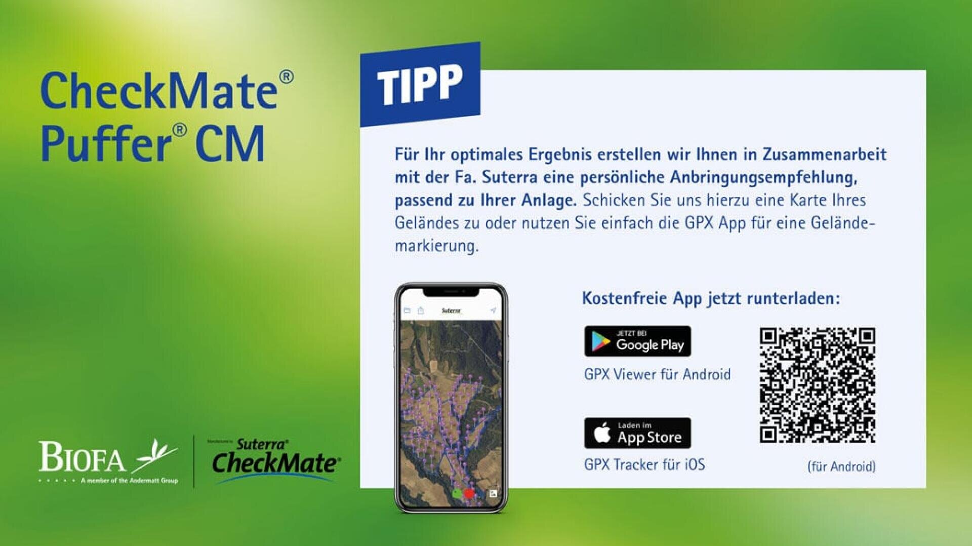 CheckMate® Puffer® CM- Pheromonverwirrung gegen Apfelwickler