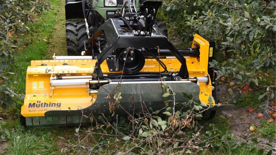 Colin Muething Müthing Mulchgerät für speziellen Einsatz in Obstplantagen